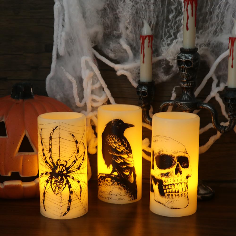 Eldnacele Halloween Flameless LED Candles - Eldnacele Halloween Flameless LED Candles