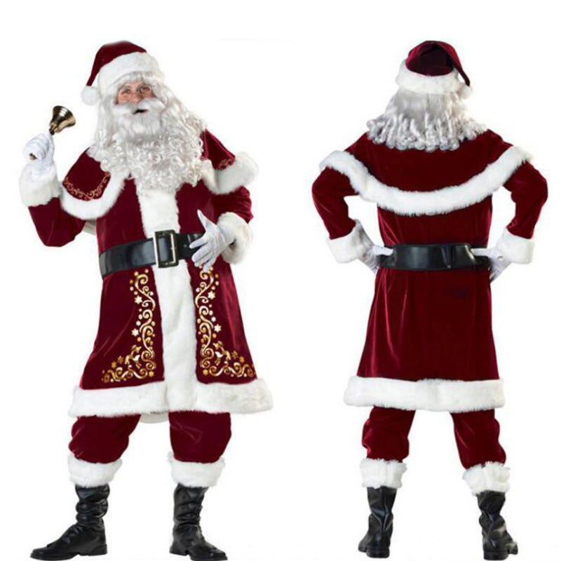 Santa couple costume Christmas dress - Santa couple costume Christmas dress