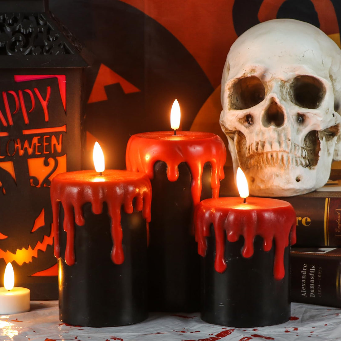 Eldnacele Halloween Flameless LED Candles - Eldnacele Halloween Flameless LED Candles