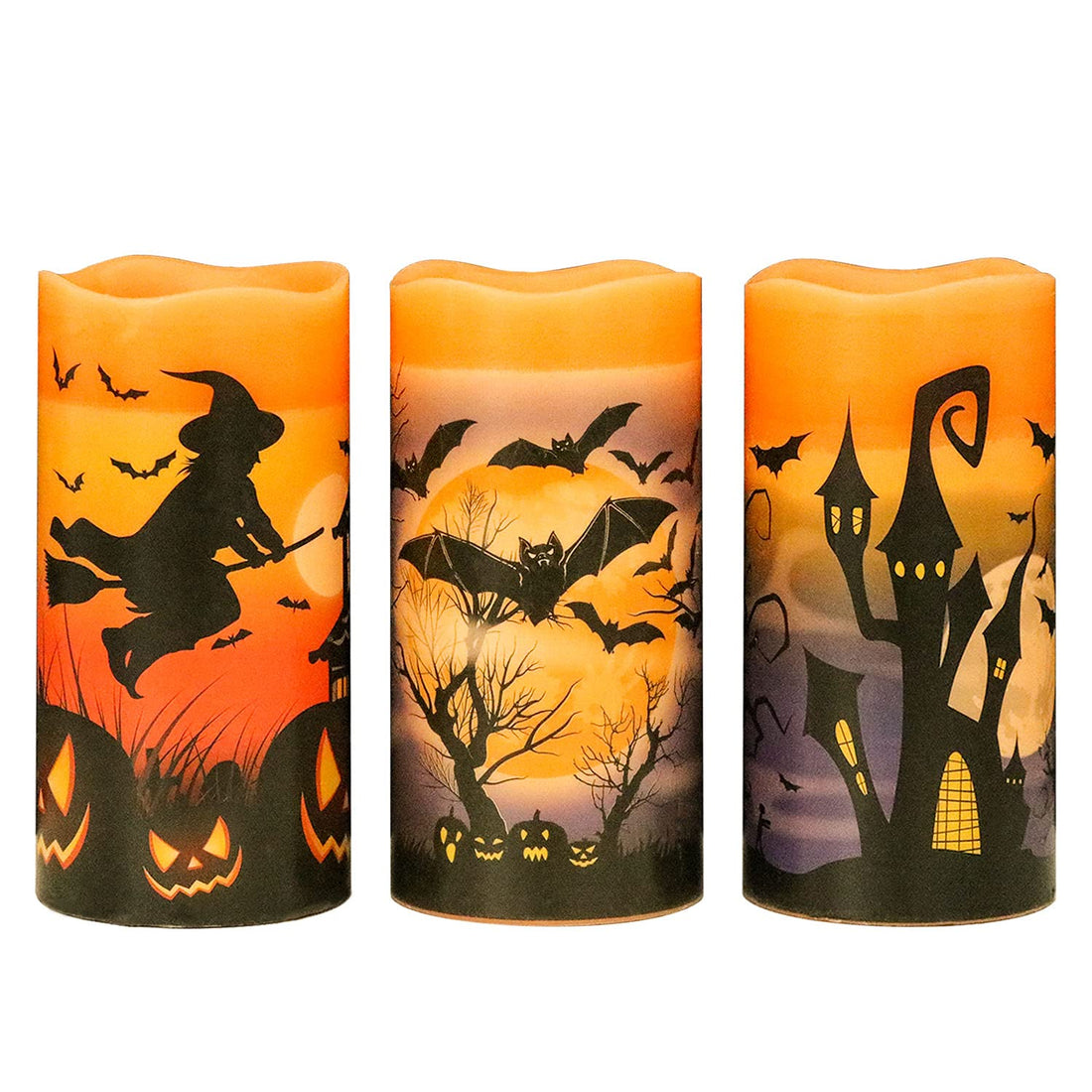 Eldnacele Halloween Flameless LED Candles - Eldnacele Halloween Flameless LED Candles