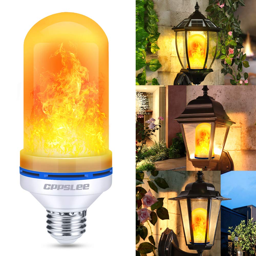 LED Flame Light Bulbs – 2 Pack, 4 Modes, E26 Base - LED Flame Light Bulbs – 2 Pack, 4 Modes, E26 Base