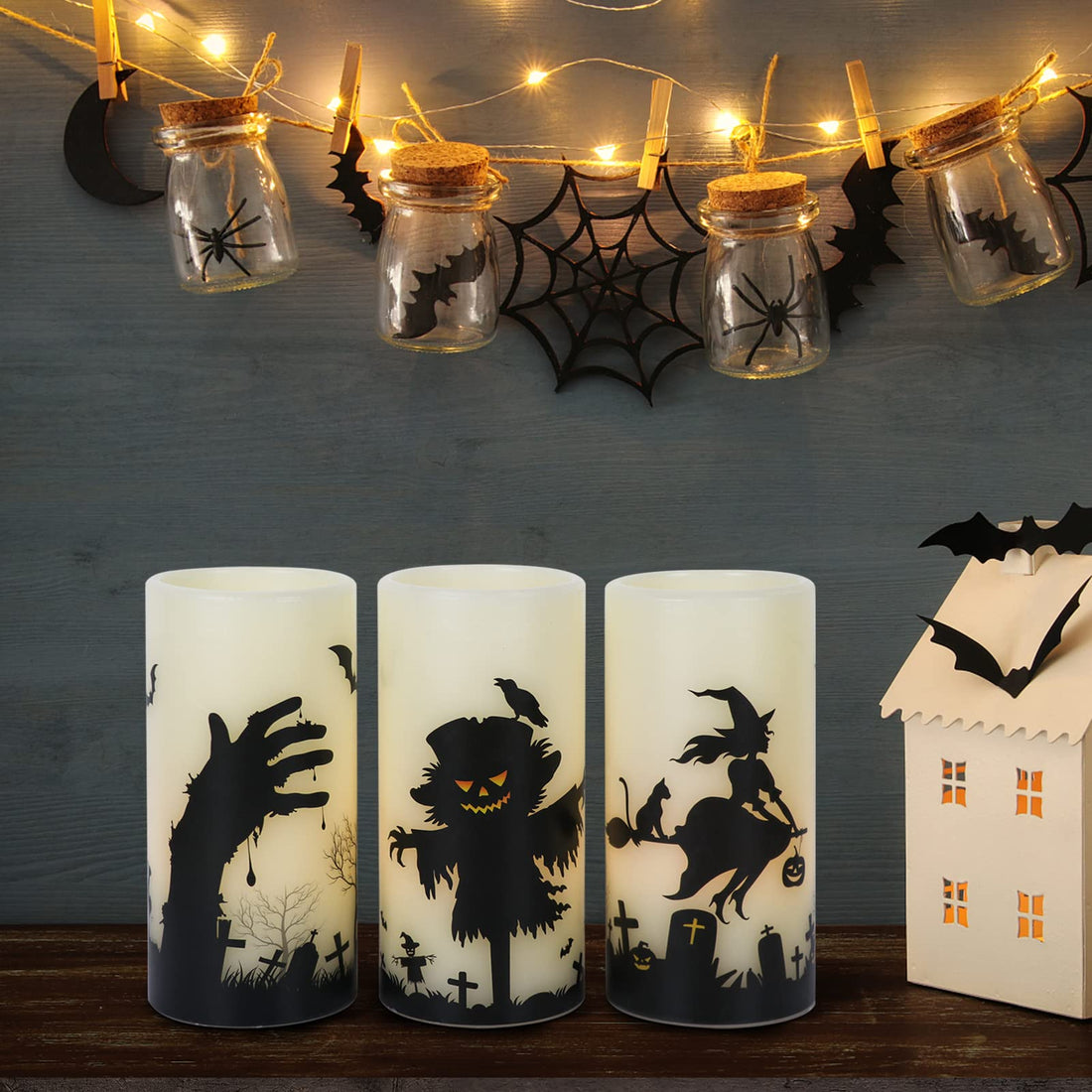 Eldnacele Halloween Flameless LED Candles - Eldnacele Halloween Flameless LED Candles