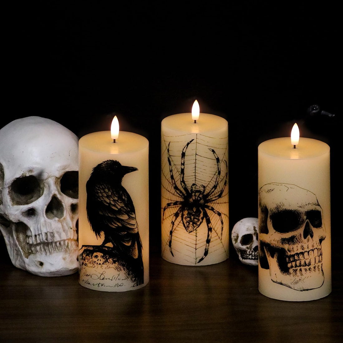 Eldnacele Halloween Flameless LED Candles - Eldnacele Halloween Flameless LED Candles