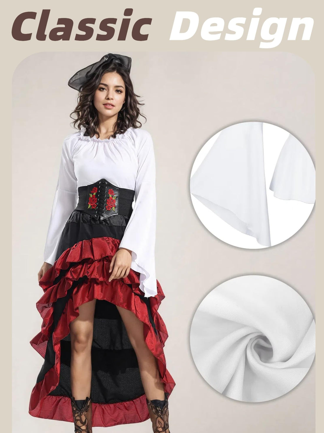 Verceco Women’s Pirate Costume - Verceco Women’s Pirate Costume
