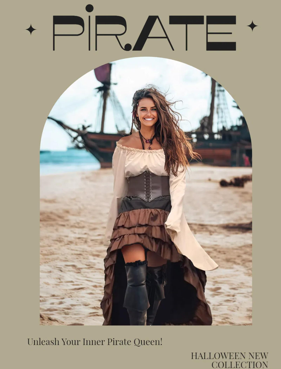 Verceco Women’s Pirate Costume - Verceco Women’s Pirate Costume
