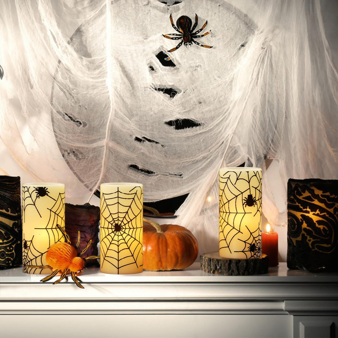 Eldnacele Halloween Flameless LED Candles - Eldnacele Halloween Flameless LED Candles
