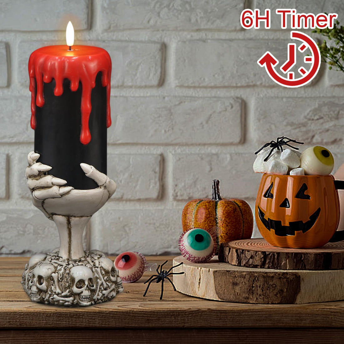 Eldnacele Halloween Flameless LED Candles - Eldnacele Halloween Flameless LED Candles