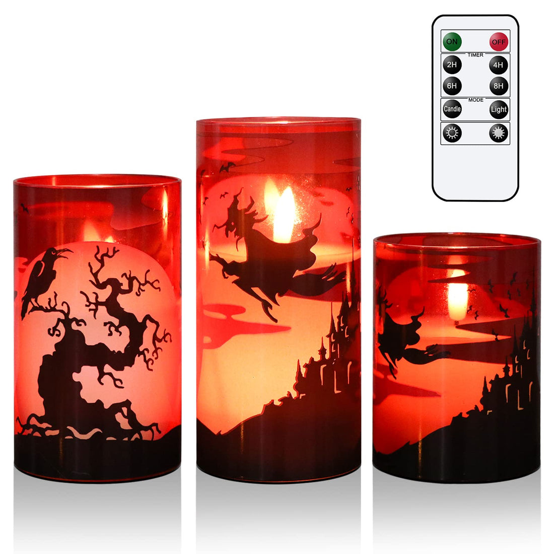 Eldnacele Halloween Flameless LED Candles - Eldnacele Halloween Flameless LED Candles