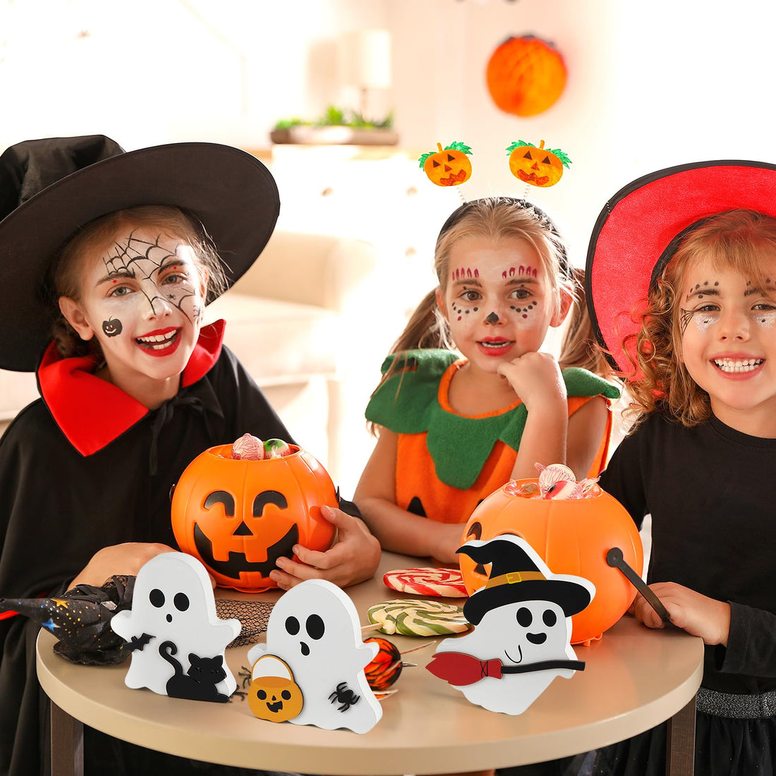 COCHIE Cute Ghost Halloween Decorations Indoor - COCHIE Cute Ghost Halloween Decorations Indoor