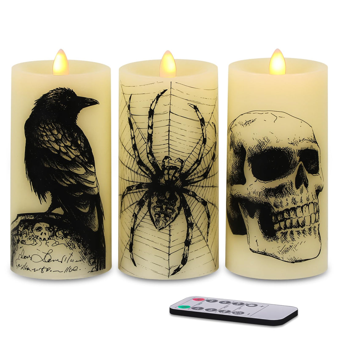 Eldnacele Halloween Flameless LED Candles - Eldnacele Halloween Flameless LED Candles