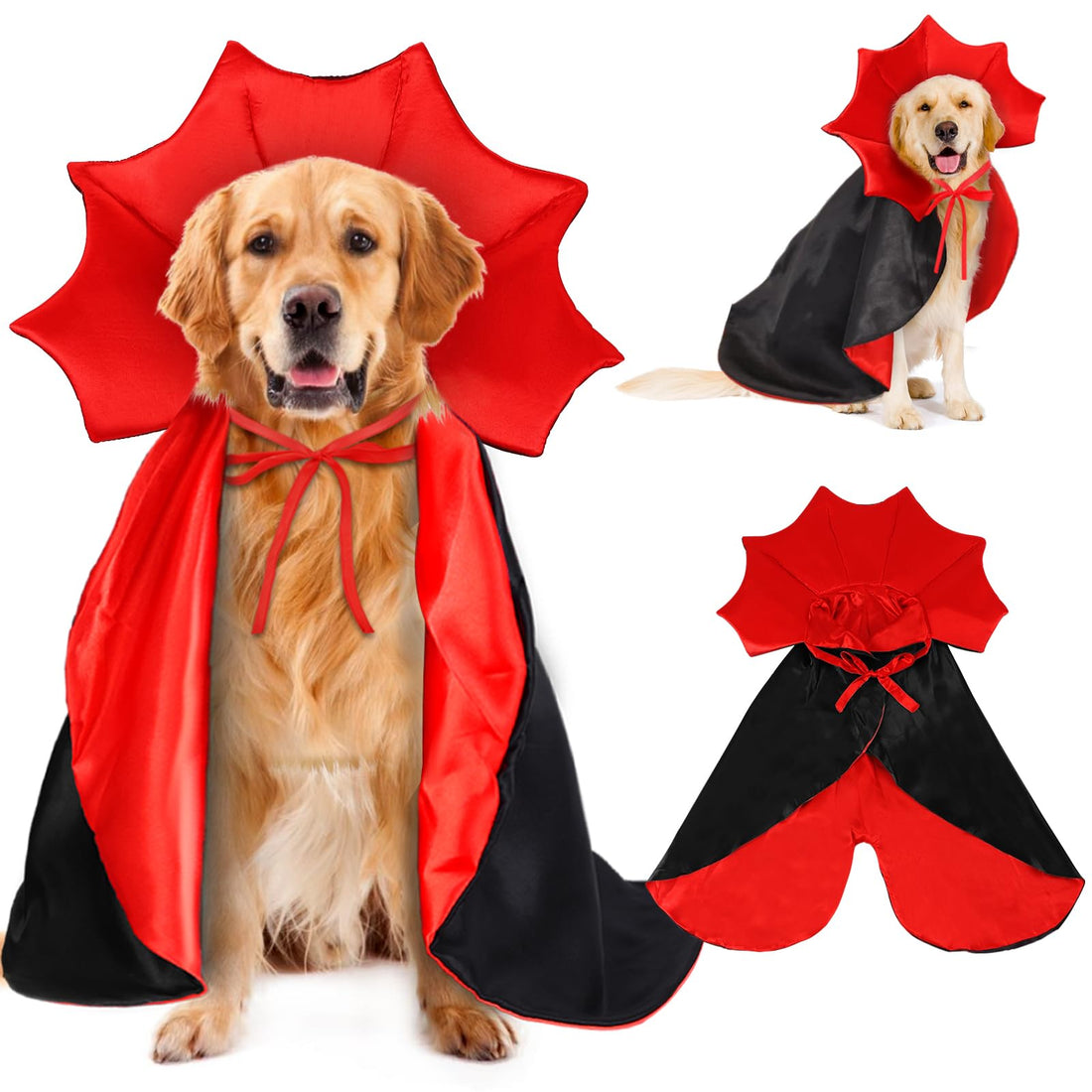 Vampire, Witch & Wizard Cloak for Cats & Small Dogs - Vampire, Witch & Wizard Cloak for Cats & Small Dogs