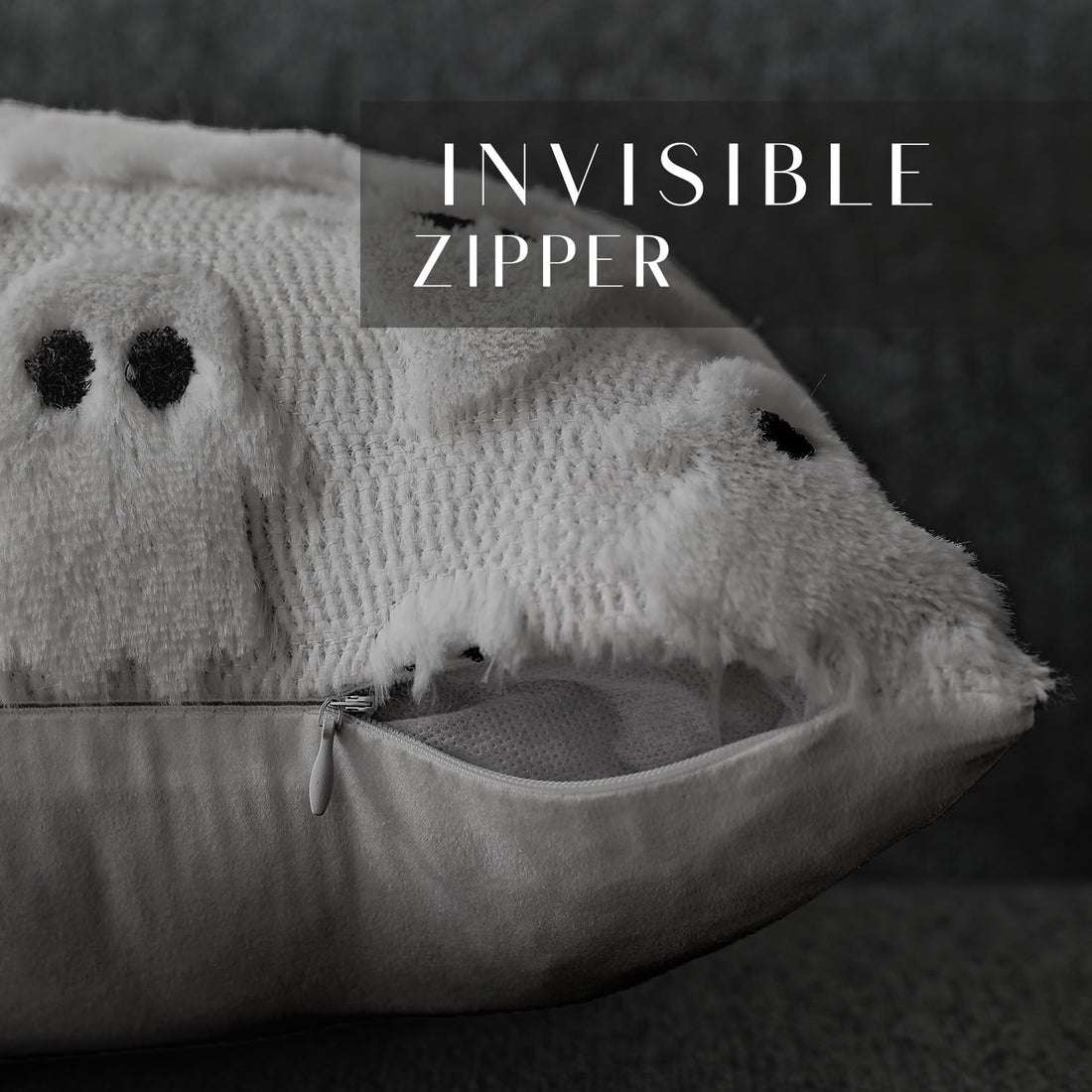 DFXSZ Halloween Ghost Pillow Covers – Set of 2 - DFXSZ Halloween Ghost Pillow Covers – Set of 2