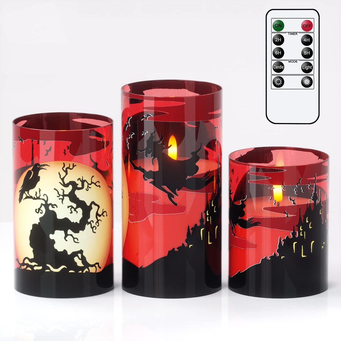 Eldnacele Halloween Flameless LED Candles - Eldnacele Halloween Flameless LED Candles