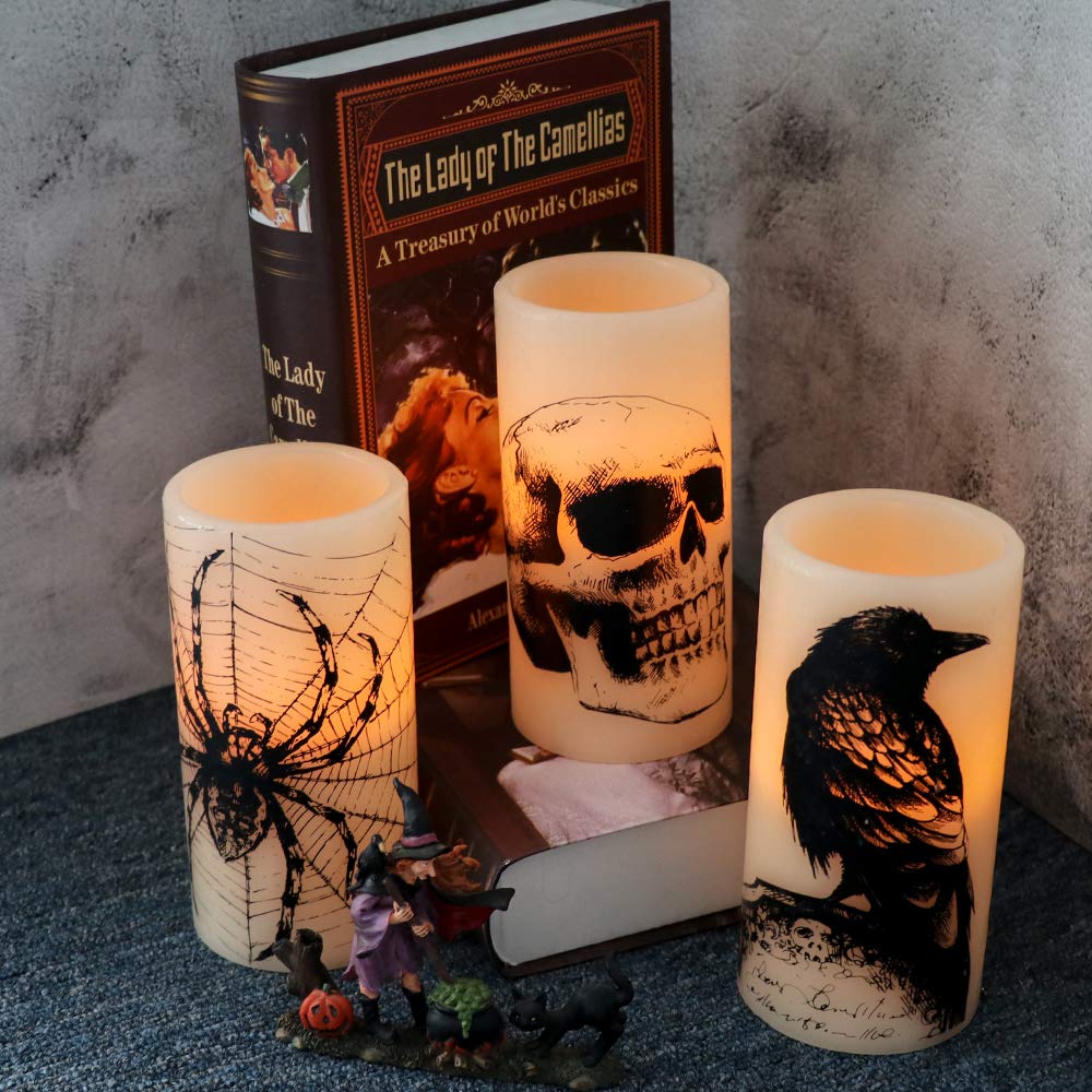 Eldnacele Halloween Flameless LED Candles - Eldnacele Halloween Flameless LED Candles