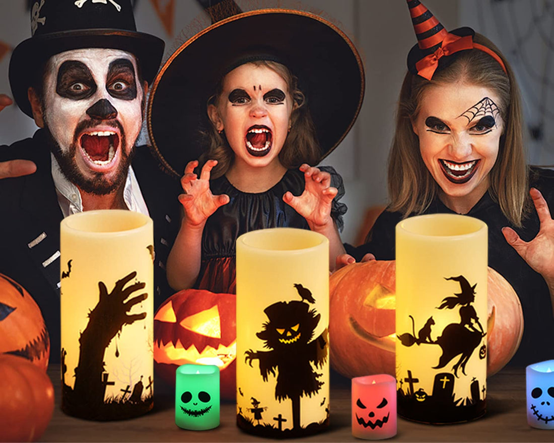Eldnacele Halloween Flameless LED Candles - Eldnacele Halloween Flameless LED Candles