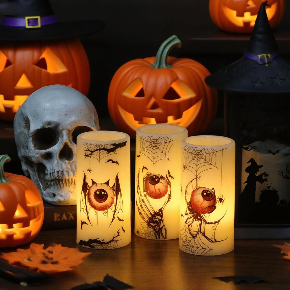 Eldnacele Halloween Flameless LED Candles - Eldnacele Halloween Flameless LED Candles