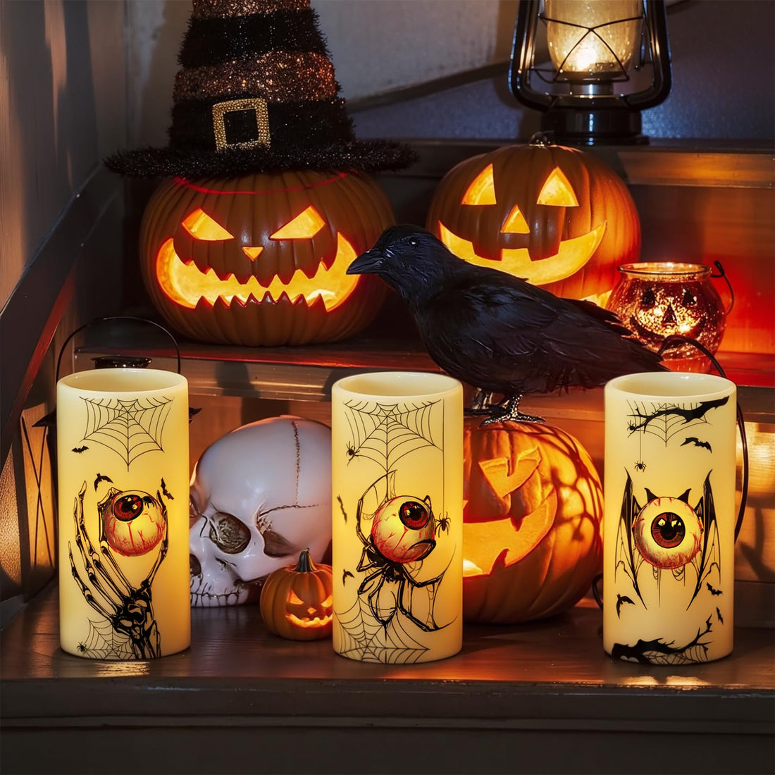 Eldnacele Halloween Flameless LED Candles - Eldnacele Halloween Flameless LED Candles