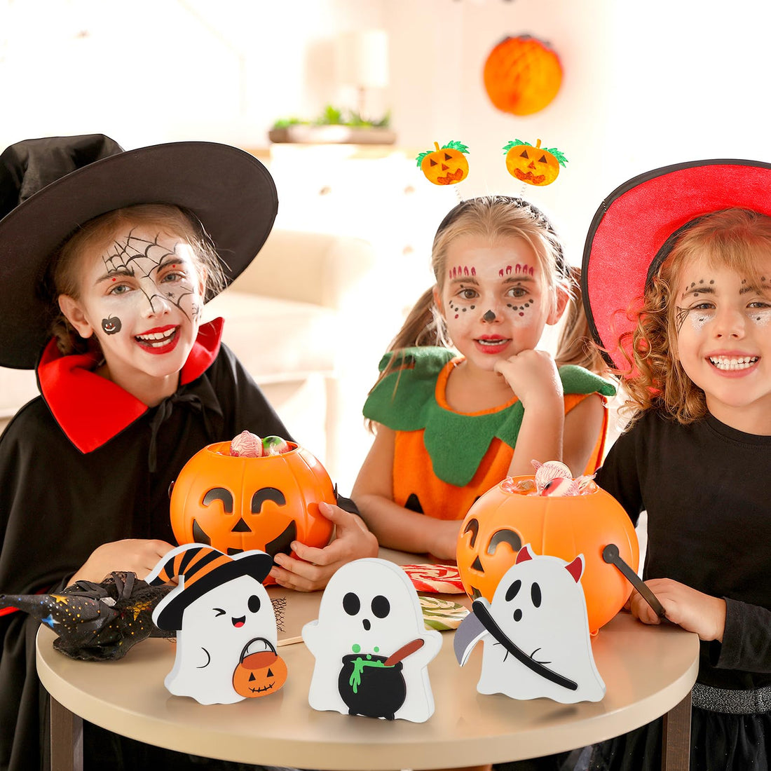 COCHIE Cute Ghost Halloween Decorations Indoor - COCHIE Cute Ghost Halloween Decorations Indoor