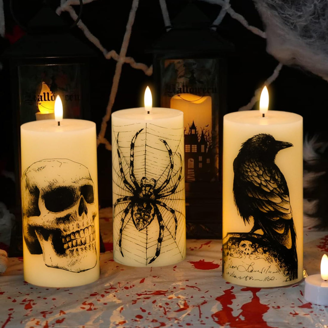 Eldnacele Halloween Flameless LED Candles - Eldnacele Halloween Flameless LED Candles