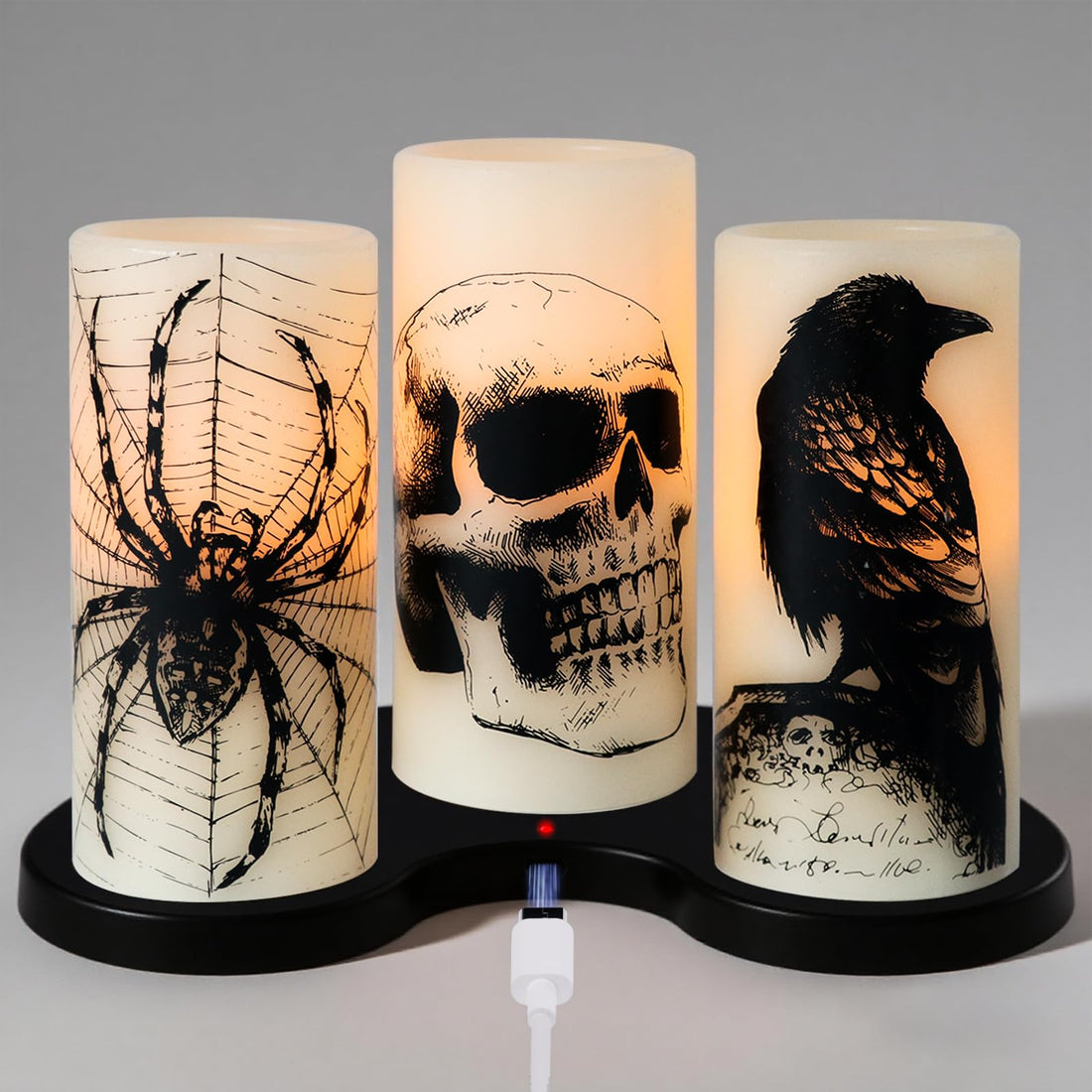 Eldnacele Halloween Flameless LED Candles - Eldnacele Halloween Flameless LED Candles