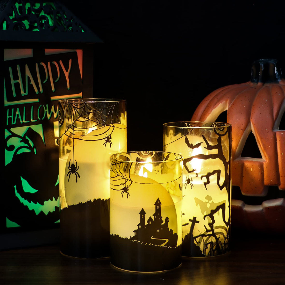 Eldnacele Halloween Flameless LED Candles - Eldnacele Halloween Flameless LED Candles