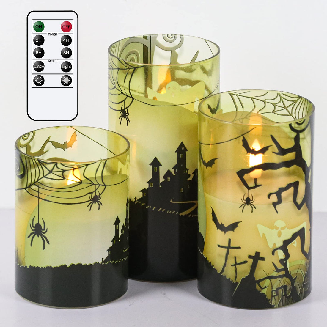 Eldnacele Halloween Flameless LED Candles - Eldnacele Halloween Flameless LED Candles