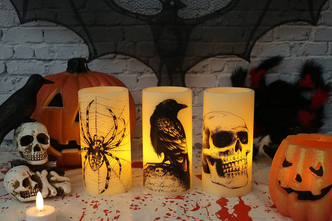 Eldnacele Halloween Flameless LED Candles - Eldnacele Halloween Flameless LED Candles