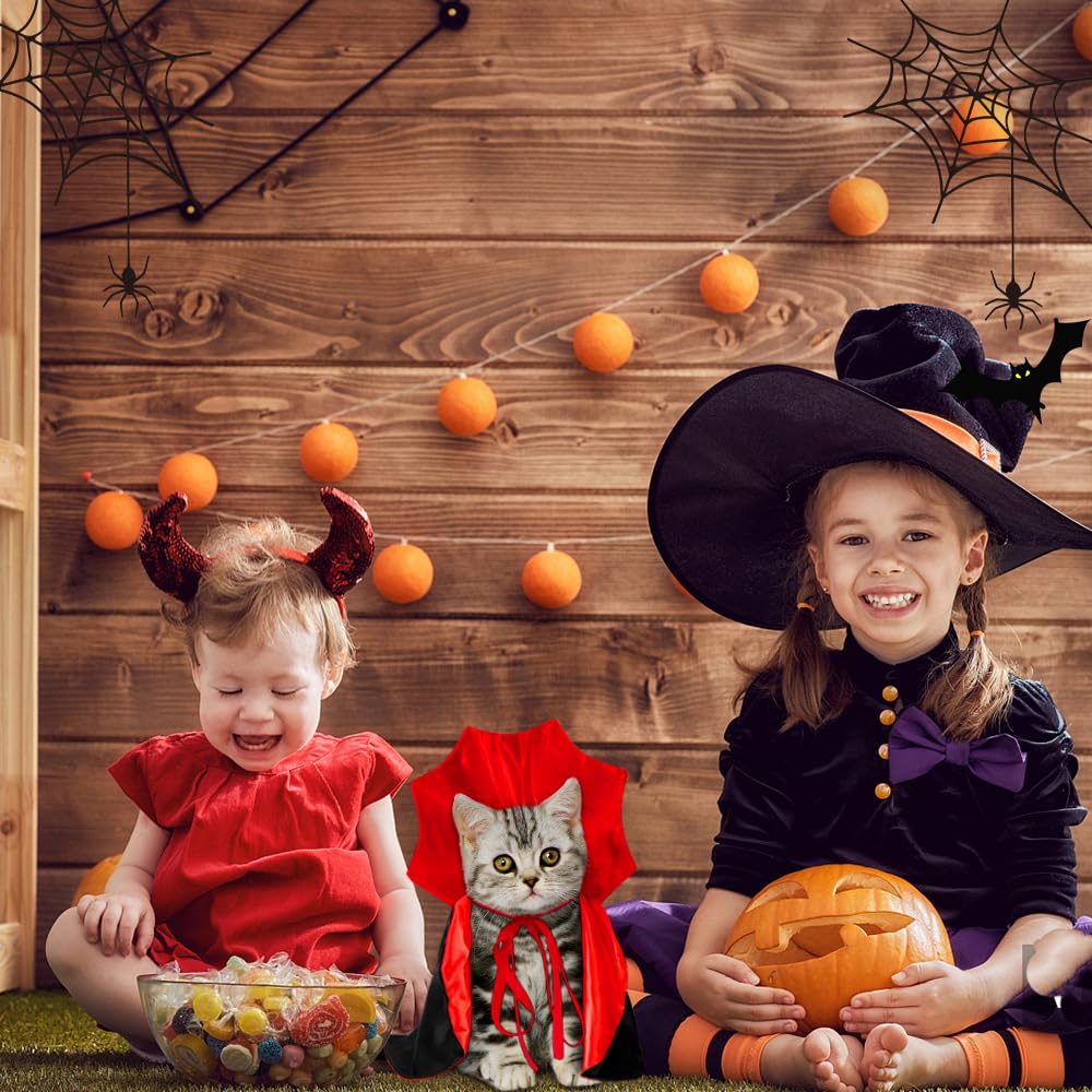 Vampire, Witch & Wizard Cloak for Cats & Small Dogs - Vampire, Witch & Wizard Cloak for Cats & Small Dogs
