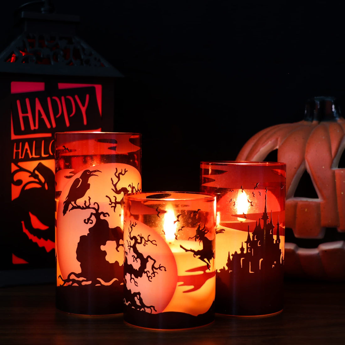 Eldnacele Halloween Flameless LED Candles - Eldnacele Halloween Flameless LED Candles