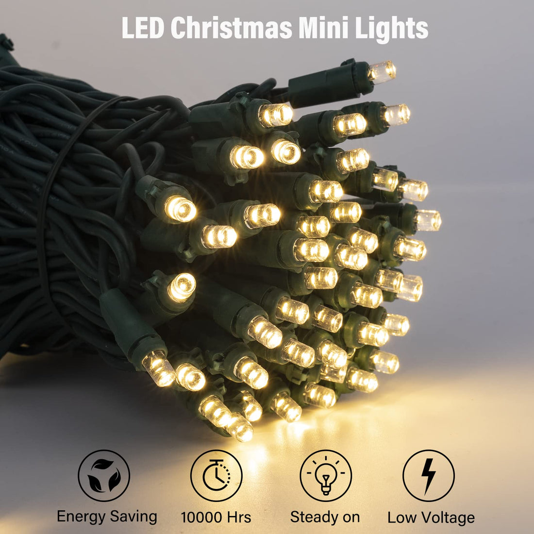 Minetom 25FT Halloween Purple String Lights - Minetom 25FT Halloween Purple String Lights