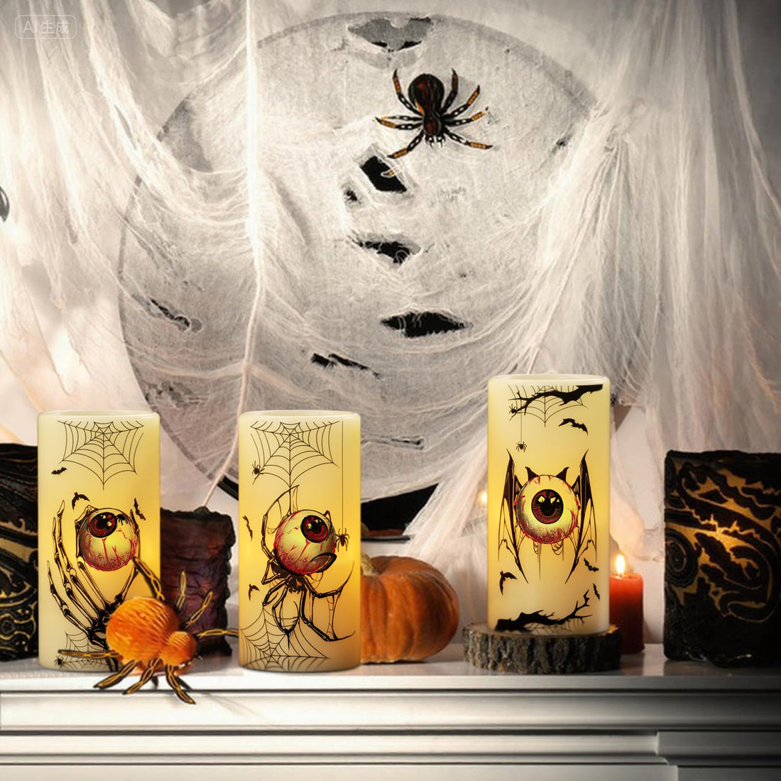 Eldnacele Halloween Flameless LED Candles - Eldnacele Halloween Flameless LED Candles