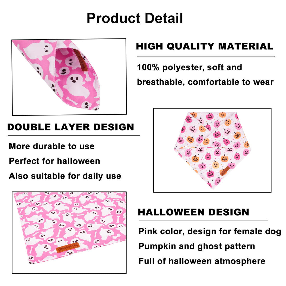 ADOGGYGO Halloween Dog Bandana - ADOGGYGO Halloween Dog Bandana