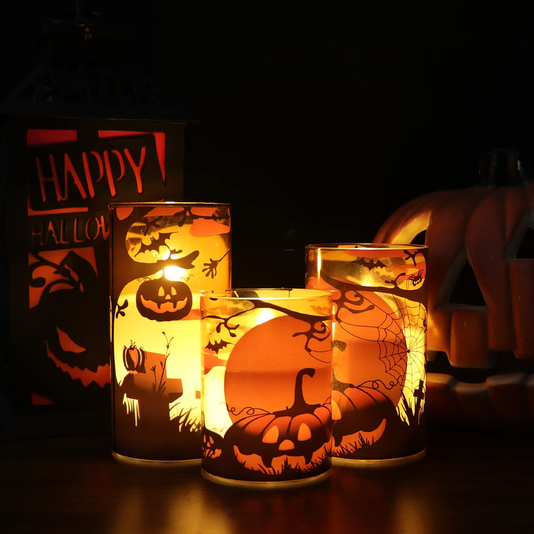 Eldnacele Halloween Flameless LED Candles - Eldnacele Halloween Flameless LED Candles