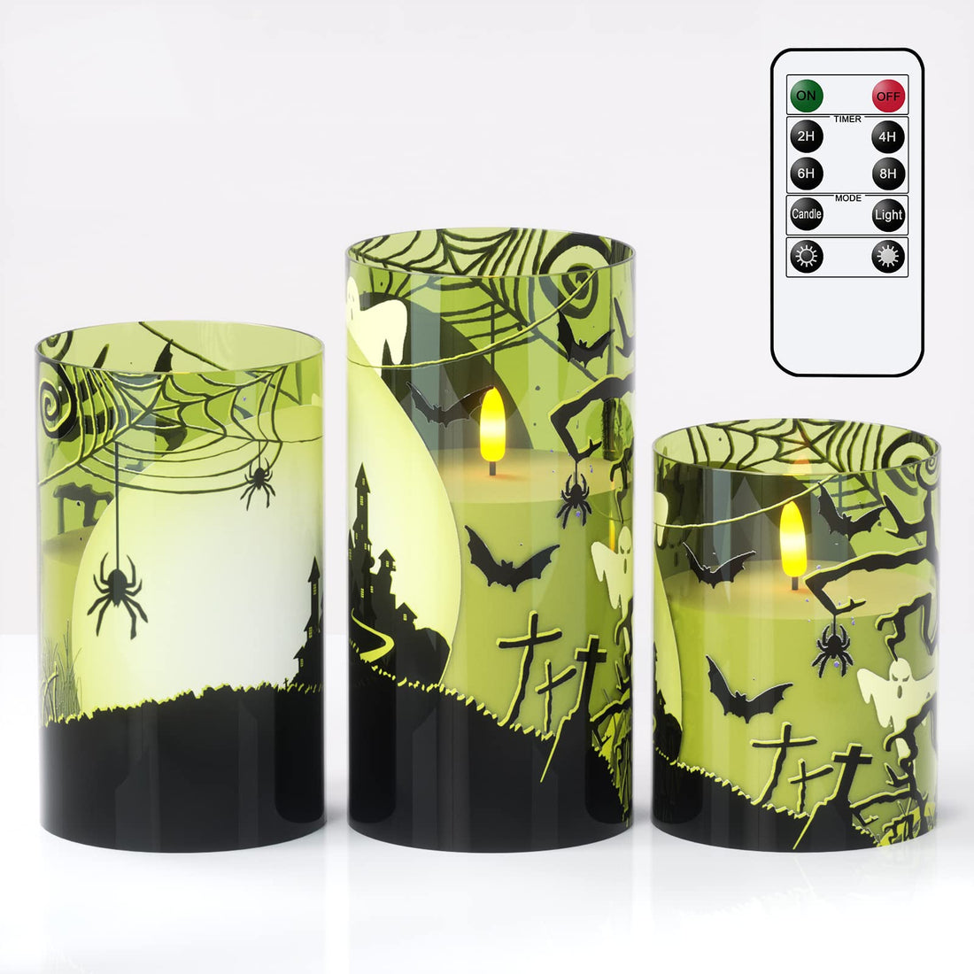Eldnacele Halloween Flameless LED Candles - Eldnacele Halloween Flameless LED Candles