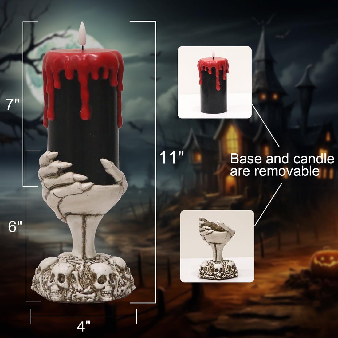 Eldnacele Halloween Flameless LED Candles - Eldnacele Halloween Flameless LED Candles