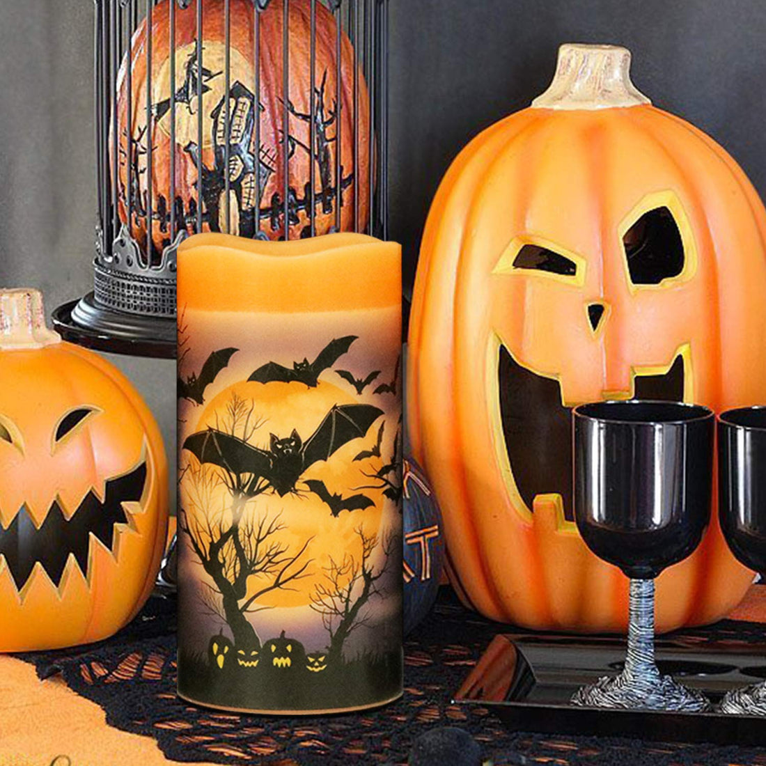 Eldnacele Halloween Flameless LED Candles - Eldnacele Halloween Flameless LED Candles