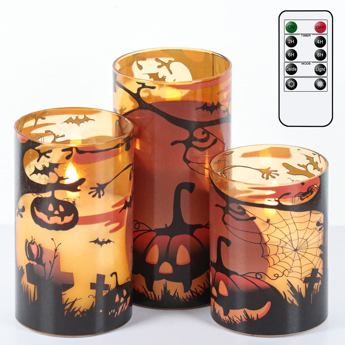 Eldnacele Halloween Flameless LED Candles - Eldnacele Halloween Flameless LED Candles