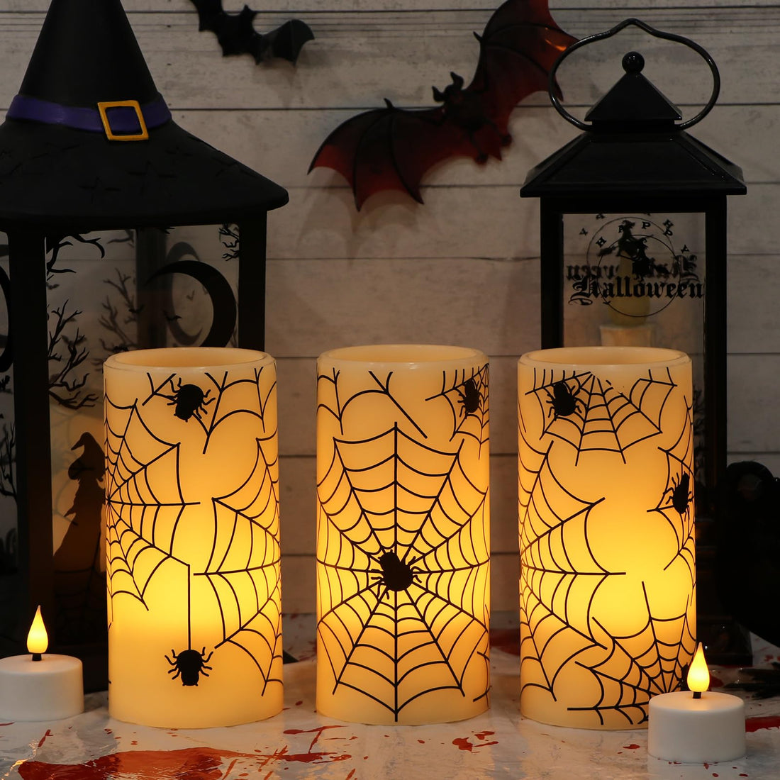 Eldnacele Halloween Flameless LED Candles - Eldnacele Halloween Flameless LED Candles