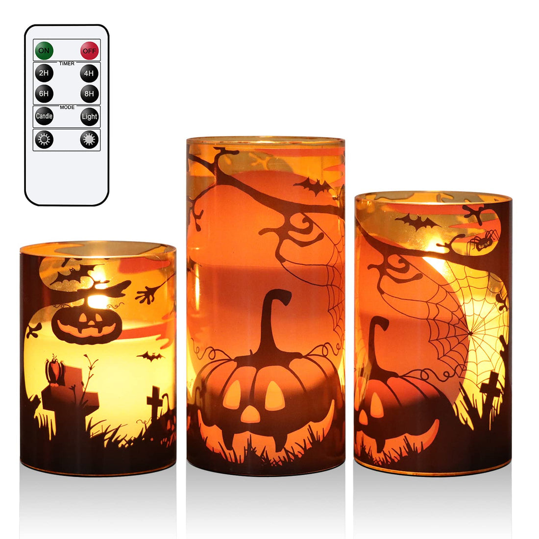 Eldnacele Halloween Flameless LED Candles - Eldnacele Halloween Flameless LED Candles