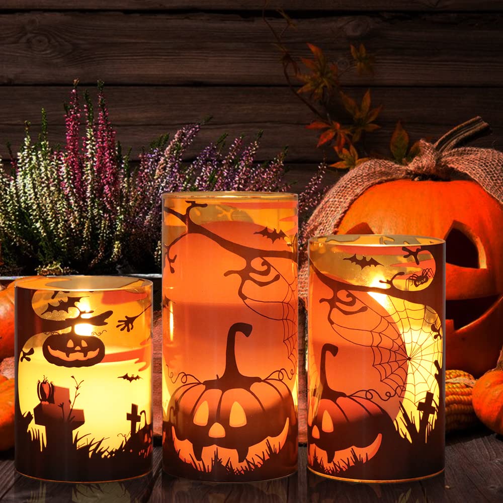 Eldnacele Halloween Flameless LED Candles - Eldnacele Halloween Flameless LED Candles