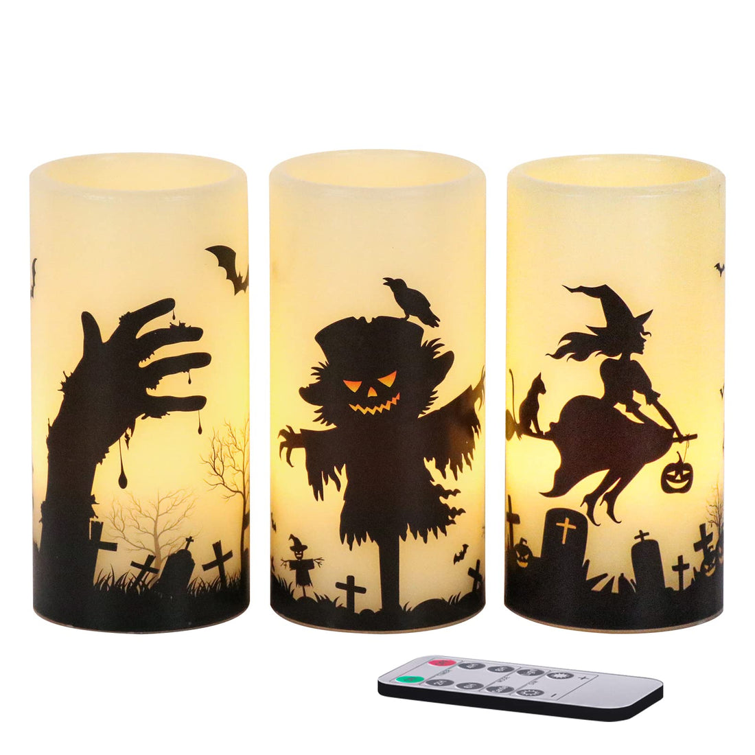 Eldnacele Halloween Flameless LED Candles - Eldnacele Halloween Flameless LED Candles