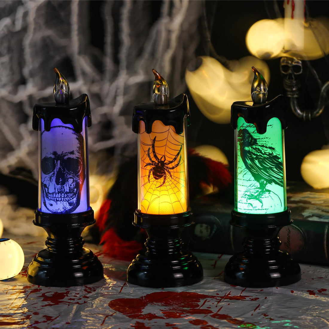 Eldnacele Halloween Flameless LED Candles - Eldnacele Halloween Flameless LED Candles
