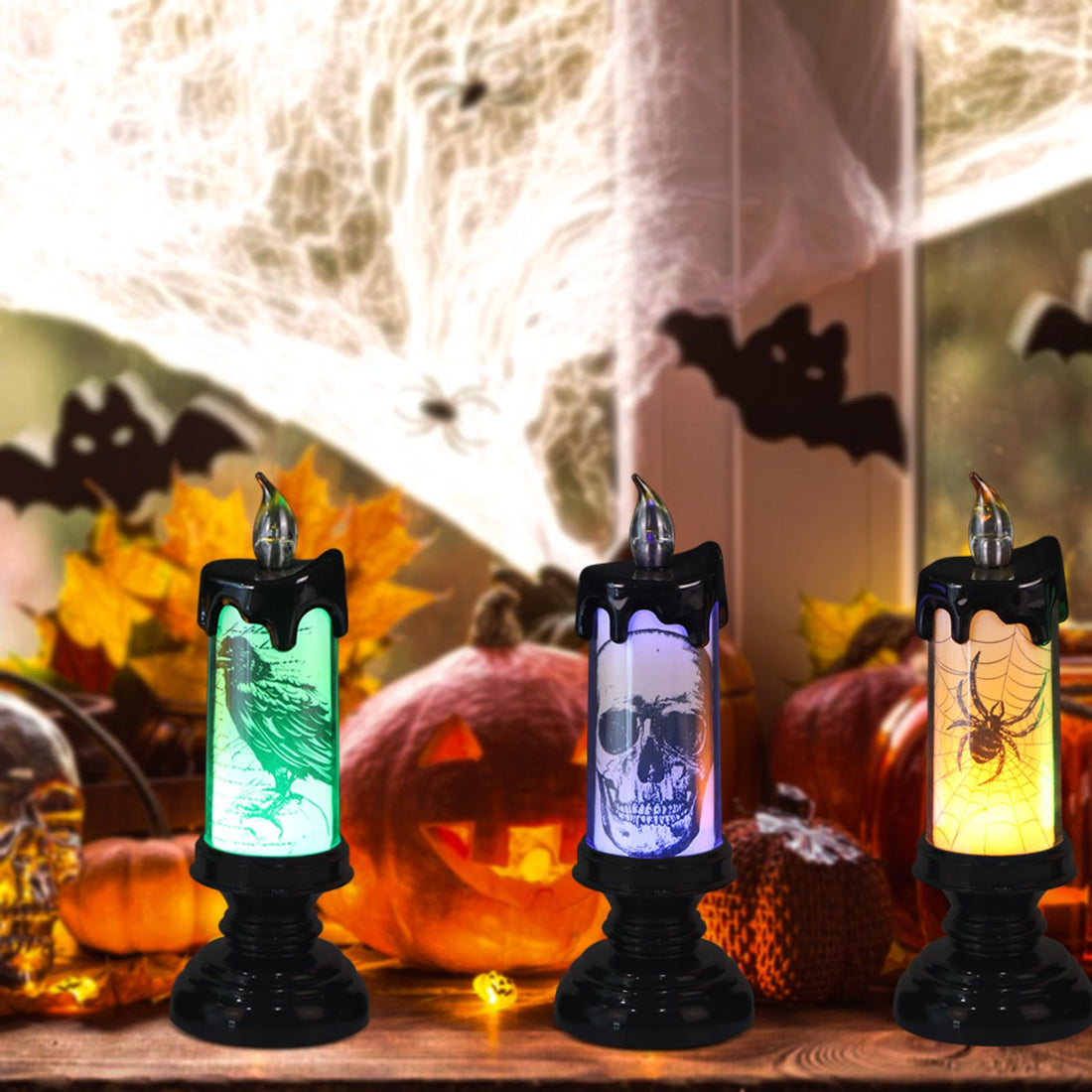 Eldnacele Halloween Flameless LED Candles - Eldnacele Halloween Flameless LED Candles