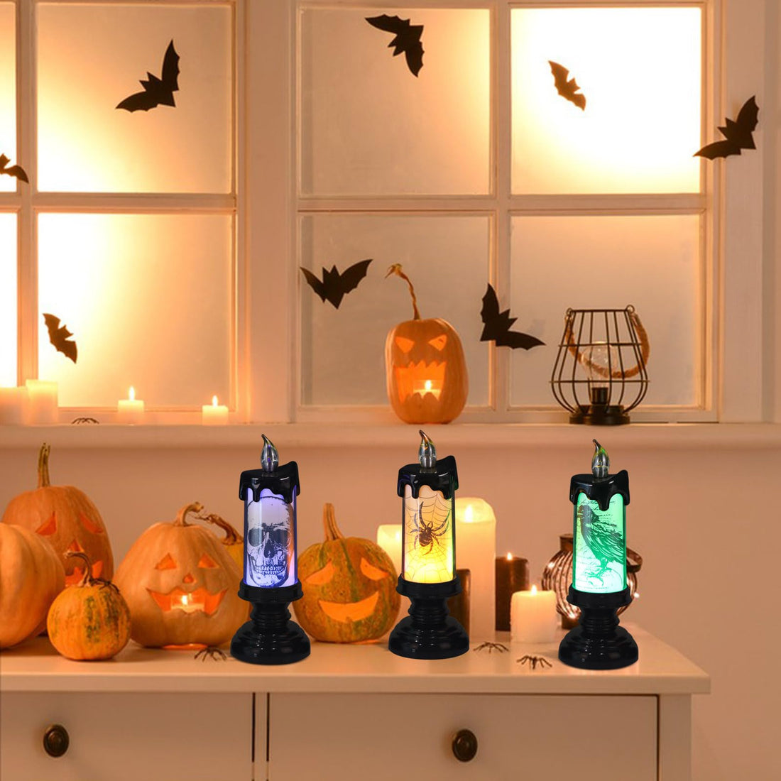 Eldnacele Halloween Flameless LED Candles - Eldnacele Halloween Flameless LED Candles