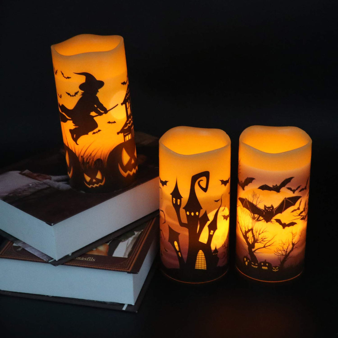Eldnacele Halloween Flameless LED Candles - Eldnacele Halloween Flameless LED Candles