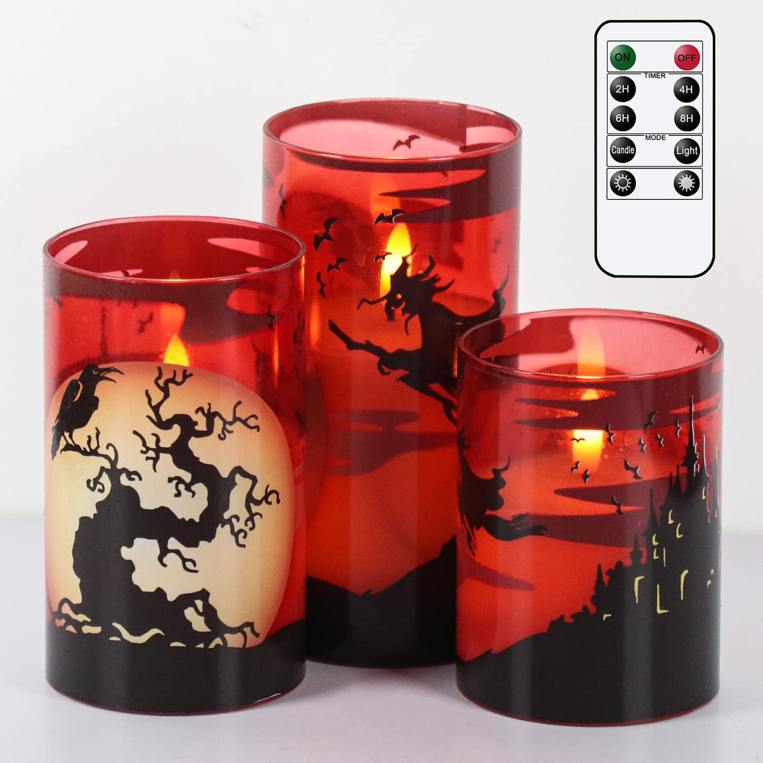 Eldnacele Halloween Flameless LED Candles - Eldnacele Halloween Flameless LED Candles