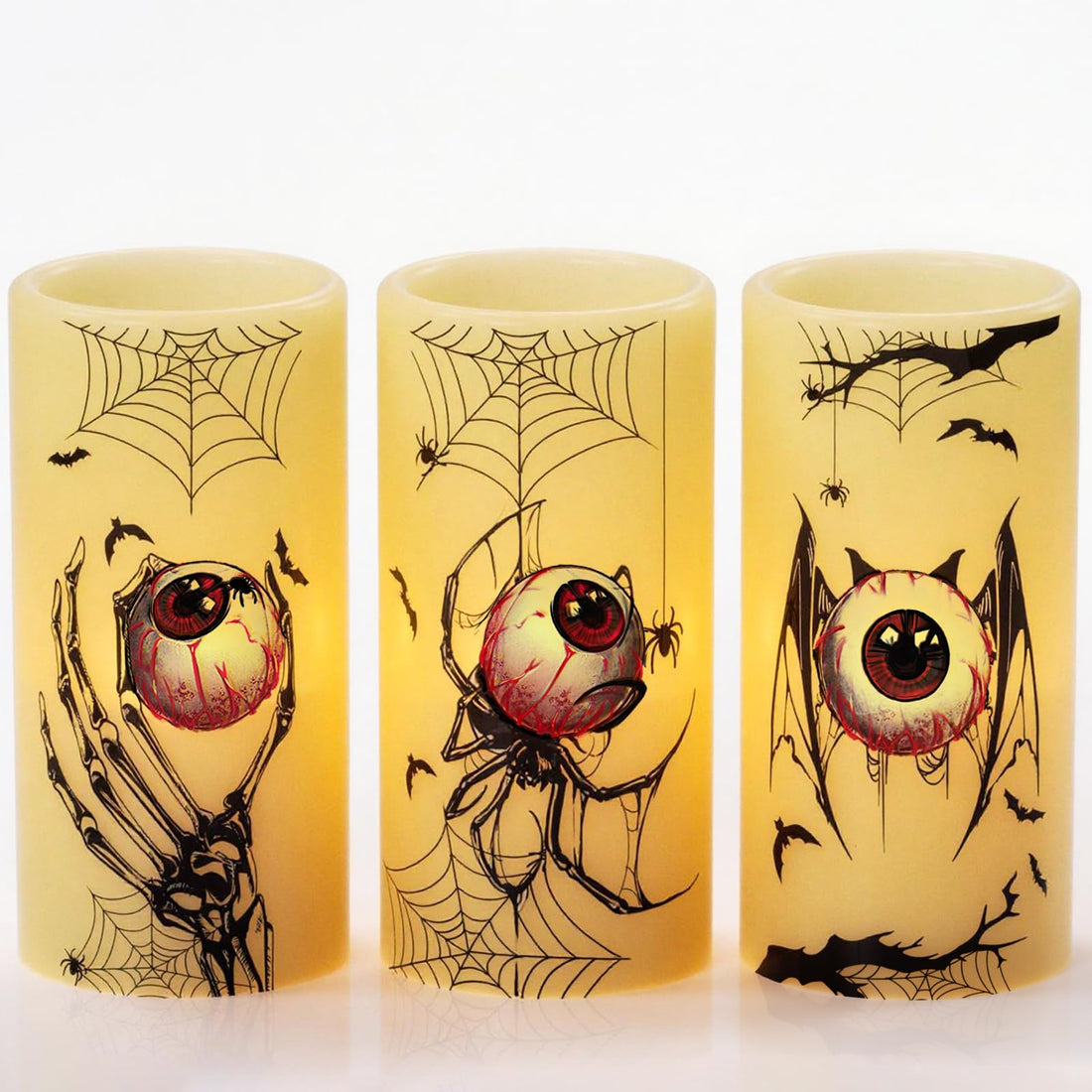 Eldnacele Halloween Flameless LED Candles - Eldnacele Halloween Flameless LED Candles