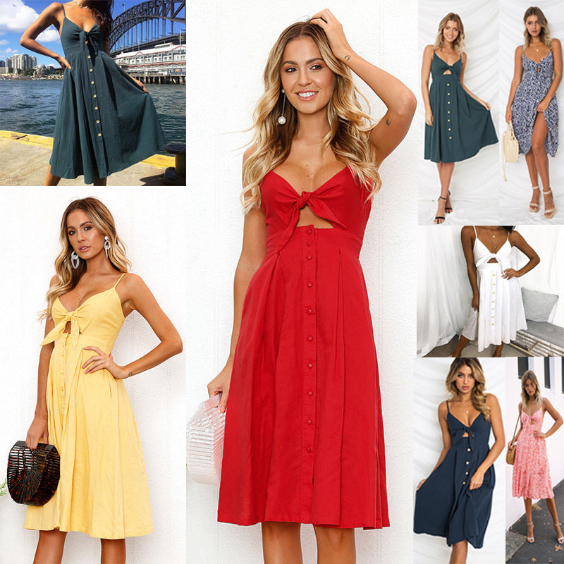 Women Summer Dresses Sleeveless Backless Strap Long Close-fitting Sheath Female Party Evening Dresses Vestidos - Women Summer Dresses Sleeveless Backless Strap Long Close-fitting Sheath Female Party Evening Dresses Vestidos