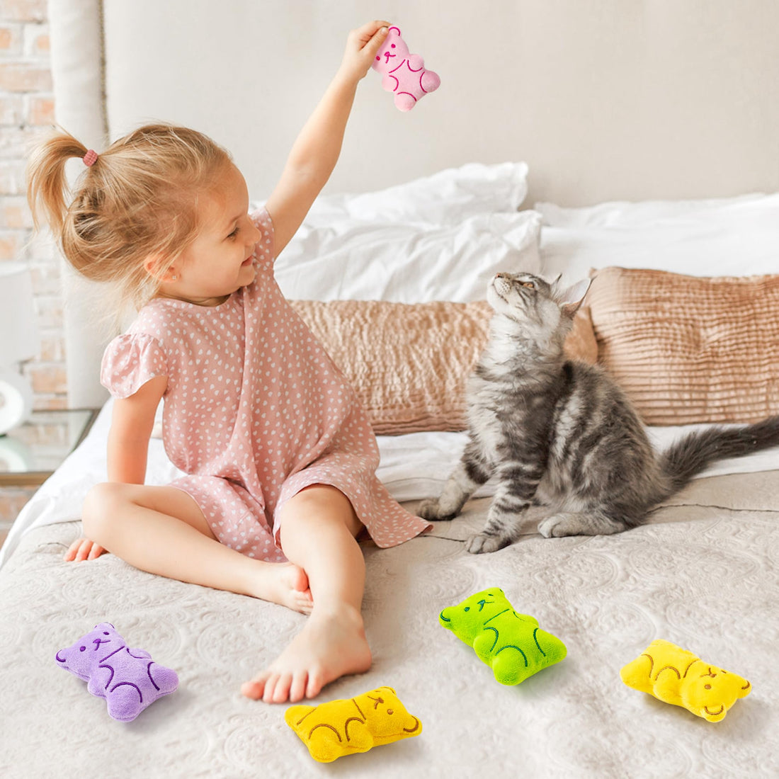 MALLMALL6 Halloween Catnip Toys – 5pcs Pumpkin Teething Set for Kittens & Cats - MALLMALL6 Halloween Catnip Toys – 5pcs Pumpkin Teething Set for Kittens & Cats