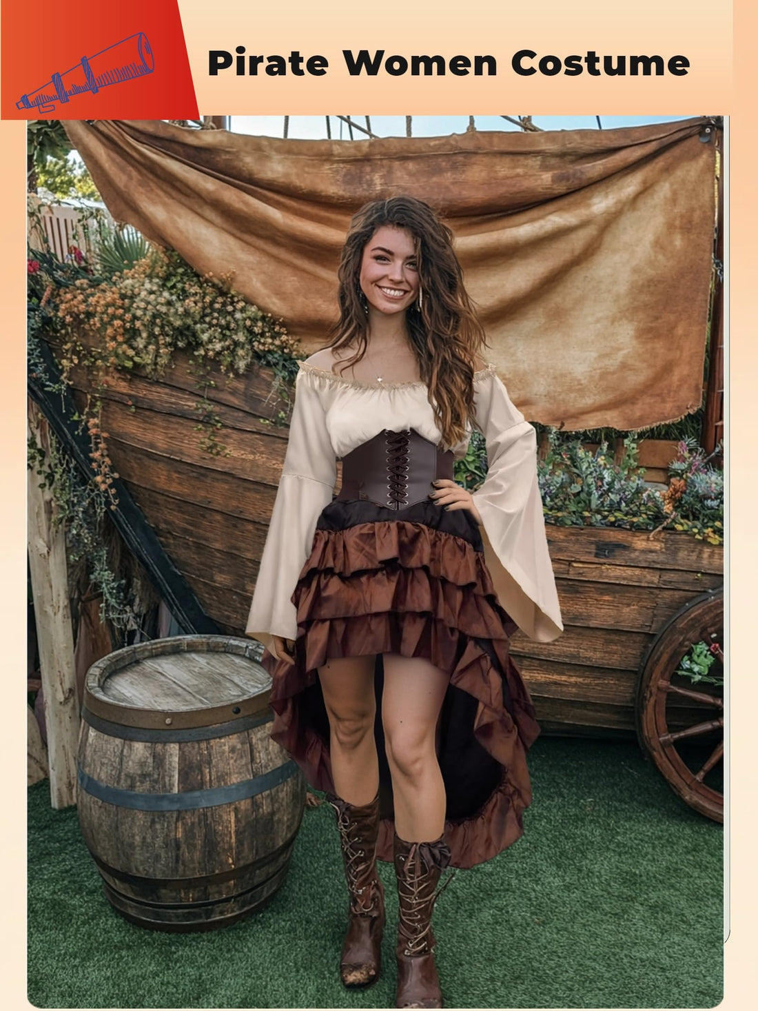 Verceco Women’s Pirate Costume - Verceco Women’s Pirate Costume